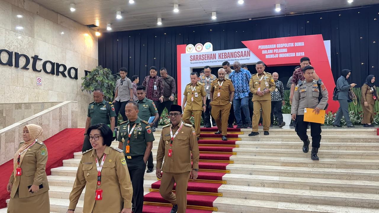 Gubernur Al Haris Hadiri Sarasehan Kebangsaan: Perkuat Ideologi Pancasila di Tengah Geopolitik Global