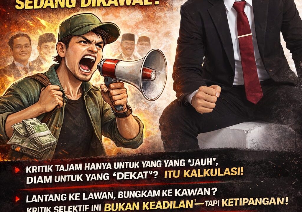 “Aktivis Sarat Kepentingan: Tajam ke Lawan, Tumpul ke Kawan — Siapa yang Sebenarnya Sedang Dikawal?”